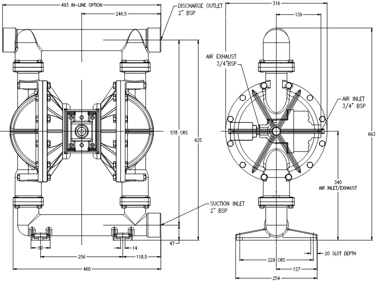 размеры B50